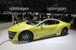 Rinspeed Etos 01-02.03.2016. Geneva International Motor Show, Geneva, Switzerland. www.xpbimages.com, EMail: requests@xpbimages.com - copy of publication required for printed pictures. Every used picture is fee-liable. © Copyright: Photo4 / XPB Images