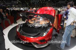 Koenigsegg Regera 01-02.03.2016. Geneva International Motor Show, Geneva, Switzerland. www.xpbimages.com, EMail: requests@xpbimages.com - copy of publication required for printed pictures. Every used picture is fee-liable. © Copyright: Photo4 / XPB Images