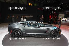 Corvette Grand Sport 01-02.03.2016. Geneva International Motor Show, Geneva, Switzerland. www.xpbimages.com, EMail: requests@xpbimages.com - copy of publication required for printed pictures. Every used picture is fee-liable. © Copyright: Photo4 / XPB Images