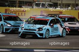 Race 1, 02 Jean-Karl Vernay Volkswagen Golf GTI TCR, Leopard Racing 02.04.2016. TCR International Series, Rd 1, Sakhir, Bahrain, Saturday.