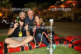 Stefano Comini (SUI) Leopard Racing Volkswagen Golf GTI TCR , Marcello Lotti (ITA) CEO WSC and Michela Cerruti (ITA) Alfa Romeo Giulietta TCR, Mulsanne Racing 31.03.2016. TCR International Series, Rd 1, Sakhir, Bahrain, Thursday.