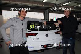 Andrea Belicchi (ITA) Opel Astra TCR, Target Competition and Jordi Oriola (ESP) Opel Astra TCR, Target Competition 31.03.2016. TCR International Series, Rd 1, Sakhir, Bahrain, Thursday.