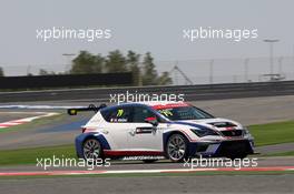 Qualifying, Hussain Karimi (BRN) SEAT Leon, Bas Koeten Racing 02.04.2016. TCR International Series, Rd 1, Sakhir, Bahrain, Saturday.