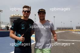 Pepe Oriola (ESP) SEAT Leon, Team Craft-Bamboo LUKOIL and Jordi Oriola (ESP) Opel Astra TCR, Target Competition 31.03.2016. TCR International Series, Rd 1, Sakhir, Bahrain, Thursday.