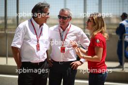 Qualifying, Pasquale Lattuneddu (ITA), FOM, Marcello Lotti (ITA) CEO WSC and Michela Cerruti (ITA) Alfa Romeo Giulietta TCR, Mulsanne Racing 02.04.2016. TCR International Series, Rd 1, Sakhir, Bahrain, Saturday.