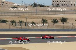 Pepe Oriola (ESP) SEAT Leon, Team Craft-Bamboo LUKOIL  and James Nash (GBR) Seat Leon Team Craft-Bamboo LUKOIL 01.04.2016. TCR International Series, Rd 1, Sakhir, Bahrain, Friday.