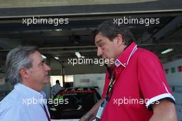 Qualifying, Carlos Sainz (ESP) WRC Champion former and Pepe Oriola (ESP) 02.04.2016. TCR International Series, Rd 1, Sakhir, Bahrain, Saturday.