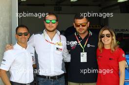 Qualifying, Gianni Morbidelli (ITA) Honda Civic TCR, West Coast Racing and Michela Cerruti (ITA) Alfa Romeo Giulietta TCR, Mulsanne Racing 02.04.2016. TCR International Series, Rd 1, Sakhir, Bahrain, Saturday.