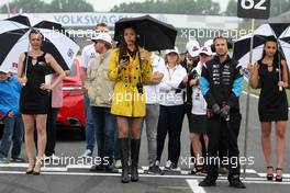 Race 1, The wife of Dusan Borkovic (SRB) SEAT Leon TCR, B3 Racing Team Hungary 17-19.06.2016. TCR International Series, Rd 6, Oschersleben, Germany.