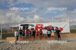 Beach volley tournament, Marcello Lotti (ITA) CEO WSC and the TCR drivers 02-03.07.2016. TCR International Series, Rd 7, Sochi, Russia.