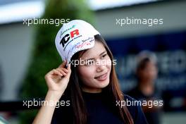 TCR Car Expo, Atmosphere; girls; ragazze 26.08.2016. TCR International Series, Rd 8, Buriram, Thailand, Friday.
