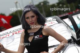 Race 1, Grid Girl 28.08.2016. TCR International Series, Rd 8, Buriram, Thailand, Sunday.