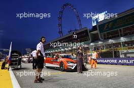 Race 1, Sergey Afanasyev (RUS) SEAT Leon, Team Craft-Bamboo LUKOIL 17.09.2016. TCR International Series, Rd 9, Marina Bay Street Circuit, Singapore, Saturday.