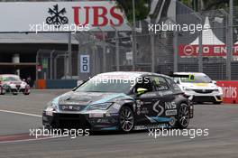 Dusan Borkovic (SRB) Seat Leon, B3 Racing Team Hungary 17.09.2016. TCR International Series, Rd 9, Marina Bay Street Circuit, Singapore, Saturday.