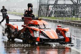 Roman Rusinov (RUS) / Nathanael Berthon (FRA) / Rene Rast (GER) #26 G-Drive Racing Oreca 05 Nissan during a snow shower. 16.04.2016. FIA World Endurance Championship, Round 1, Silverstone, England, Saturday.