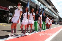 Grid girls and boys. 07.05.2016. FIA World Endurance Championship, Round 2, Spa-Francorchamps, Belgium, Saturday.