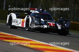 Timo Bernhard (GER) / Mark Webber (AUS) / Brendon Hartley (NZL) #01 Porsche Team Porsche 919 Hybrid. 05.05.2016. FIA World Endurance Championship, Round 2, Spa-Francorchamps, Belgium, Thursday.