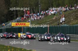 Timo Bernhard (GER) / Mark Webber (AUS) / Brendon Hartley (NZL) #01 Porsche Team Porsche 919 Hybrid. 07.05.2016. FIA World Endurance Championship, Round 2, Spa-Francorchamps, Belgium, Saturday.