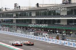 Davide Rigon (FRA) / Sam Bird (GBR) #71 AF Corse Ferrari F488 GTE and Roman Rusinov (RUS) / Rene Rast (GER) / Alex Brundle (GBR) #26 G-Drive Racing Oreca 05 Nissan. 01.09.2016. FIA World Endurance Championship, Rd 5, 6 Hours of Mexico, Mexico City, Mexico.