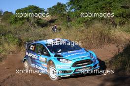 21.04.2016 - Eric Camilli (FRA)- Benjamin Veillas (FRA) Ford Fiesta RS WRC, Mâ€Sport World Rally Team 21-24.04.2016 FIA World Rally Championship 2016, Rd 4, Rally Argentina, Villa Carlos Paz, Argentina