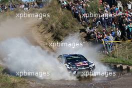 22.04.2015 - Sebastien Ogier (FRA)-Julien Ingrassia (FRA) Volkswagen Polo, Volkswagen Motorsport 21-24.04.2016 FIA World Rally Championship 2016, Rd 4, Rally Argentina, Villa Carlos Paz, Argentina