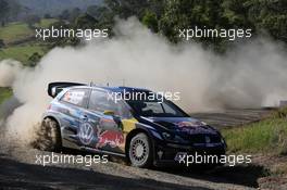 Andreas Mikkelsen (NOR) Anders Jaeger Synnevag (NOR) Volkswagen Polo R WRC 17-20.11.2016 FIA World Rally Championship 2016, Rd 14, Australia, Coffs Harbour, Australia