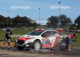 Hubert Ptaszek (POL) Maciek Szczepaniak (POL) Peugeot 208 T16 17-20.11.2016 FIA World Rally Championship 2016, Rd 14, Australia, Coffs Harbour, Australia