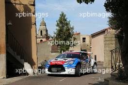 Pierre Louis Loubet (FRA) - Vincent Landais (FRA) Citroen DS3 R5 29.09-02.10.2016 FIA World Rally Championship 2016, Rd 10, Rally Tour De Corse, Ajaccio, Trier, France