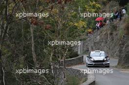 Ott Tanak (EAU)- Raigo Molder (EST), Ford Fiesta RS WRC, DMACK World Rally Team 29.09-02.10.2016 FIA World Rally Championship 2016, Rd 10, Rally Tour De Corse, Ajaccio, Trier, France