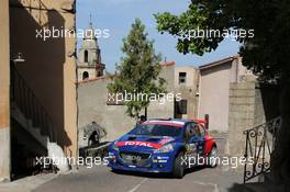 Jose A. Suarez Miranda (ESP) - Candido C. Estevez (ESP) PEUGEOT 208T16, PEUGEOT RALLY ACADEM 29.09-02.10.2016 FIA World Rally Championship 2016, Rd 10, Rally Tour De Corse, Ajaccio, Trier, France