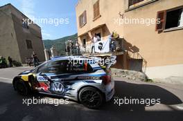 Sebastian Ogier (FRA) Julien Ingrassia (FRA) Volkswagen Polo r WRC, Volkswagen Motorsport 29.09-02.10.2016 FIA World Rally Championship 2016, Rd 10, Rally Tour De Corse, Ajaccio, Trier, France