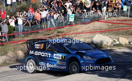 Mads Ostberg (NOR) - Ola Floene (NOR) Ford Fiesta RS WRC, Mâ€Sport World Rally Team 29.09-02.10.2016 FIA World Rally Championship 2016, Rd 10, Rally Tour De Corse, Ajaccio, Trier, France
