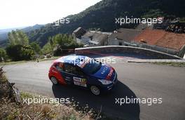 Jordan BERFA(FRA) Damien AUGUSTIN (FRA), CITROEN DS3 R3T 29.09-02.10.2016 FIA World Rally Championship 2016, Rd 10, Rally Tour De Corse, Ajaccio, Trier, France