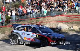 Dani Sordo (ESP)-Marc Marti (ESP), Hyundai New i20 WRC, Hyundai Motorsport 29.09-02.10.2016 FIA World Rally Championship 2016, Rd 10, Rally Tour De Corse, Ajaccio, Trier, France