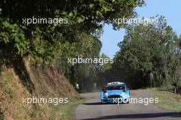 Eric Camilli (FRA)-Benjamin Veillas Ford Fiesta RS WRC, Mâ€Sport World Rally Team 29.09-02.10.2016 FIA World Rally Championship 2016, Rd 10, Rally Tour De Corse, Ajaccio, Trier, France