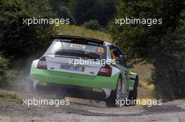 Max Rendina (ITA), Emanuele Inglesi (ITA), Skoda Fabia R5 18-24.08.2016 FIA World Rally Championship 2016, Rd 9, Rally Deutschland, Trier, Germany