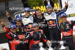 podium 18-24.08.2016 FIA World Rally Championship 2016, Rd 9, Rally Deutschland, Trier, Germany