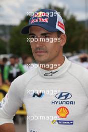 Dani Sordo (ESP) Marc Marti (ESP), Hyundai i20 WRC, Hyudai Motorsport 18-24.08.2016 FIA World Rally Championship 2016, Rd 9, Rally Deutschland, Trier, Germany