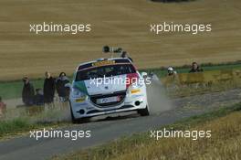 Fabio Andolfi (ITA) Manuel Fenoli (ITA) Peugeot 208 R2 18-24.08.2016 FIA World Rally Championship 2016, Rd 9, Rally Deutschland, Trier, Germany