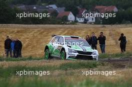 Jan Kopecky (CZE)  Pavel Dresler (CZE), Skoda Fabia R5 18-24.08.2016 FIA World Rally Championship 2016, Rd 9, Rally Deutschland, Trier, Germany
