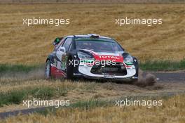 Stephane Lefebvre (FRA) Gabin Moreau (FRA), Citroen DS3 WRC, Abu Dhabi Total WRT 18-24.08.2016 FIA World Rally Championship 2016, Rd 9, Rally Deutschland, Trier, Germany