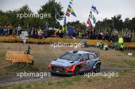 Thierry Neuville (BEL) Nicolas Gilsoul (BEL), Hyundai i20 WRC, Hyundai Motorsport 18-24.08.2016 FIA World Rally Championship 2016, Rd 9, Rally Deutschland, Trier, Germany