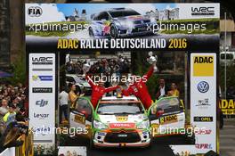 Simone Tempestini (ITA) Giovanni Bernachinni (ITA), Citroen Ds3 R3 WRC 3 winners 18-24.08.2016 FIA World Rally Championship 2016, Rd 9, Rally Deutschland, Trier, Germany
