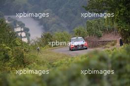 Hayden Paddon (NZL) John Kennard (NZ), Hyundai i20 WRC, Hyundai Motorsport 18-24.08.2016 FIA World Rally Championship 2016, Rd 9, Rally Deutschland, Trier, Germany