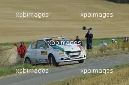 Damiano De Tommaso (ITA) Paolo Rocca (ITA), Peugeot 208 R2 18-24.08.2016 FIA World Rally Championship 2016, Rd 9, Rally Deutschland, Trier, Germany