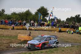 Dani Sordo (ESP) Marc Marti (ESP), Hyundai i20 WRC, Hyudai Motorsport 18-24.08.2016 FIA World Rally Championship 2016, Rd 9, Rally Deutschland, Trier, Germany