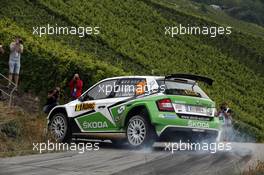 P. TIDEMAND - J. ANDERSSON, SKODA FABIA R5, SKODA MOTORSPORT II 18-24.08.2016 FIA World Rally Championship 2016, Rd 9, Rally Deutschland, Trier, Germany