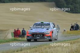 Hayden Paddon (NZL)-John Kennard (NZL) Hyundai New i20 WRC, Hyundai Motorsport 18-24.08.2016 FIA World Rally Championship 2016, Rd 9, Rally Deutschland, Trier, Germany