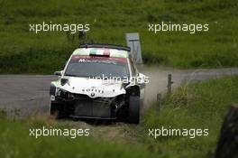 Max Rendina (ITA), Emanuele Inglesi (ITA), Skoda Fabia R5 18-24.08.2016 FIA World Rally Championship 2016, Rd 9, Rally Deutschland, Trier, Germany