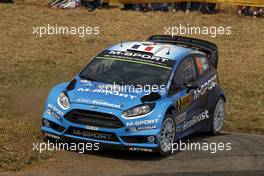 Eric Camilli (FRA)-Benjamin Veillas Ford Fiesta RS WRC, Mâ€Sport World Rally Team 18-24.08.2016 FIA World Rally Championship 2016, Rd 9, Rally Deutschland, Trier, Germany